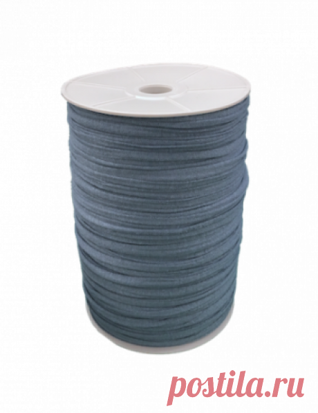 Fettuccia per Borse Cotone Azzurro Tempesta - La Coccinella Merceria - Bollengo