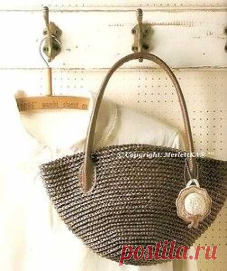 Вязание крючком - как создать восемь сумок из одной...