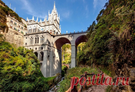 Церковь Лас-Лахас в Колумбии - Postel-Deluxe.ru