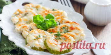 Кабачки «По-Лигурийски» с сырной корочкой