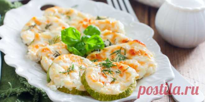 Кабачки «По-Лигурийски» с сырной корочкой