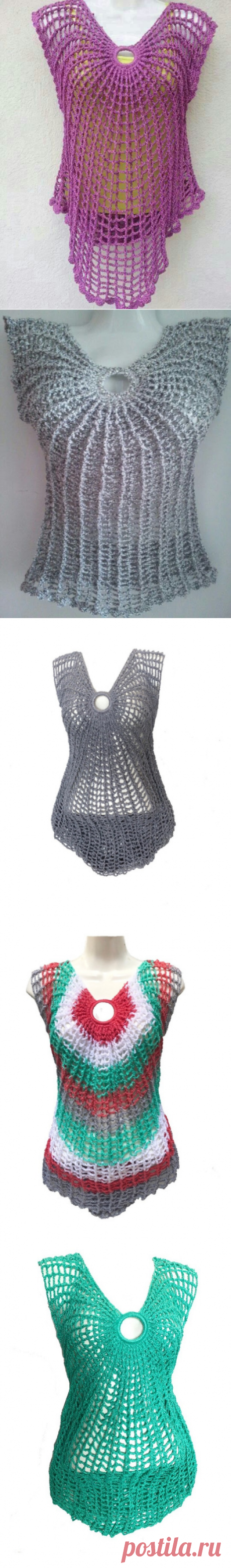Blusa Crochet Mariposa ♡ - Mil Ideas en Crochet