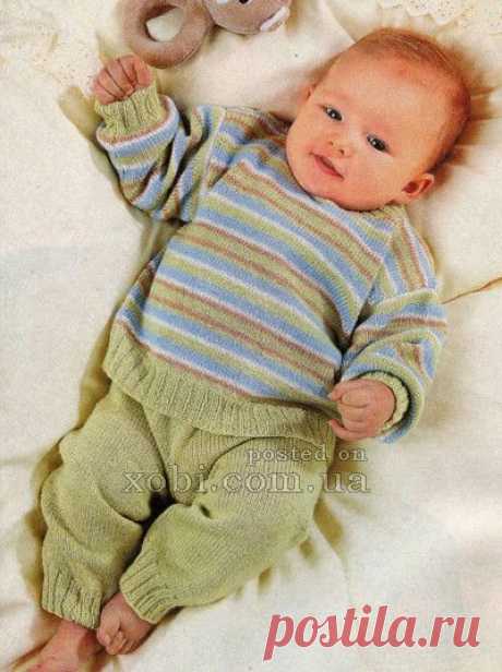 Детские комплекты и костюмы вязаные крючком и спицами » Страница 8