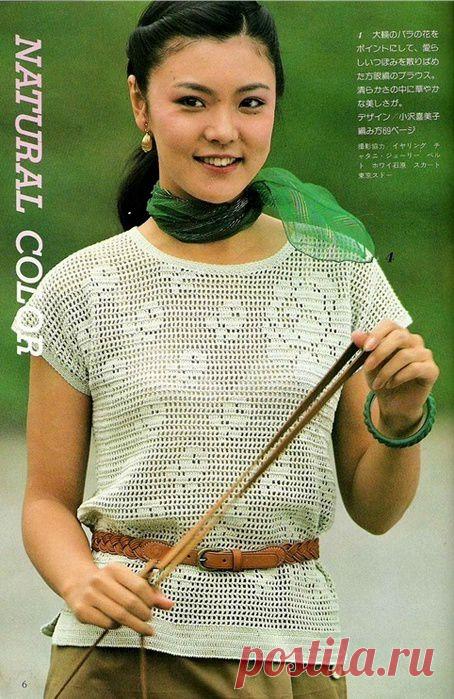 СВЯЖИТЕ К ЛЕТУ: ФИЛЕЙНЫЙ ТОП С РОЗОЧКАМИ