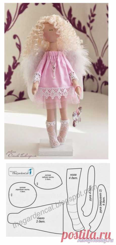 Выкройка куклы ТильдыВыкройка куклы Тильды Девочка-ангел