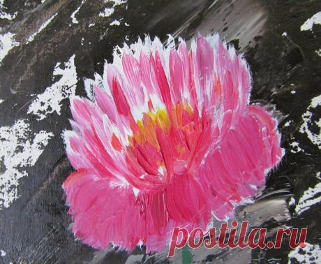 Pion Ölgemälde Original Kunst Floral Ölgemälde Blume Kunstwerk | Etsy