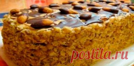 Торт семистаканник. Простой и очень вкусный! Этот рецепт из старых записей. Простой в приготовлении и очень вкусный!