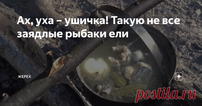 Ах, уха – ушичка! Такую не все заядлые рыбаки ели Это довольно простое блюдо можно приготовить по-разному! И у каждого рыбака есть свои, небольшие секреты и фишки в приготовлении...
Сегодня хочу поделиться с вами ещё одним рецептом ушички, да не просто ушички, а еще и с очень вкусной добавкой!