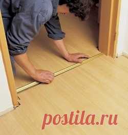 Самостоятельный монтаж межкомнатных порогов