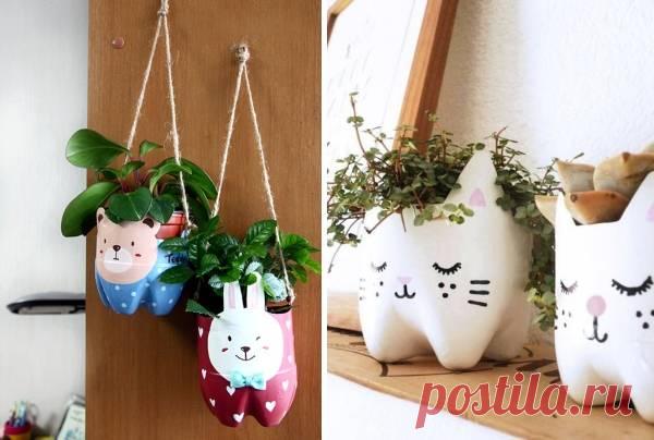 Вазы из бутылок своими руками — 29 фото с идеями для творчества