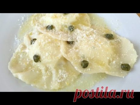 POTATO RAVIOLI with Lemon Caper Sauce f/ Famous Idaho Potatoes ─ averagebetty – Cooking & Recipes