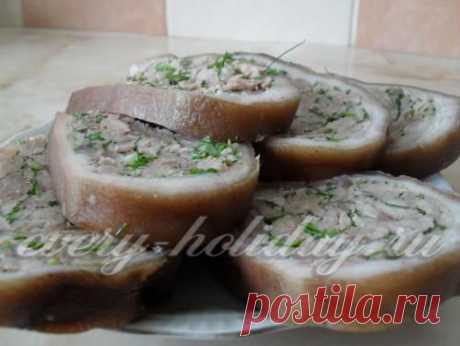 Фаршированная рулька