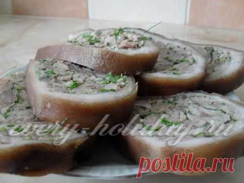 Фаршированная рулька