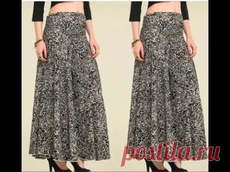 (DIY) CIRCULAR PALAZZO with POCKETS / DIVIDED SKIRT/WIDE LEG TROUSERS (Easiest cutting method)