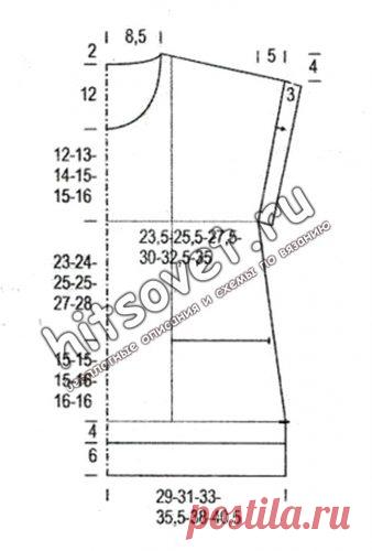 Безрукавка для полных спицами - запись пользователя Лисик (Светлана) в сообществе Вязание спицами в категории Вязание для женщин спицами. Схемы вязания спицами