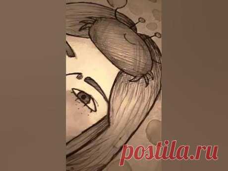 Угадай знак зодиака который нарисовали чаем #shorts  #art