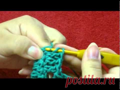 Турецкий объемный узор крючком. Схема, мини МК + 2 видео
