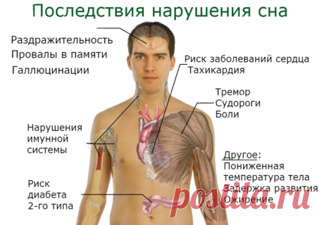 Почему важно спать достаточно или 8 последствий нарушения сна
