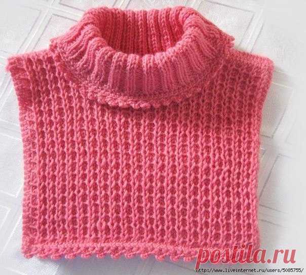 Манишка на девочку. Вязать легко, носить красиво!

Пряжа 