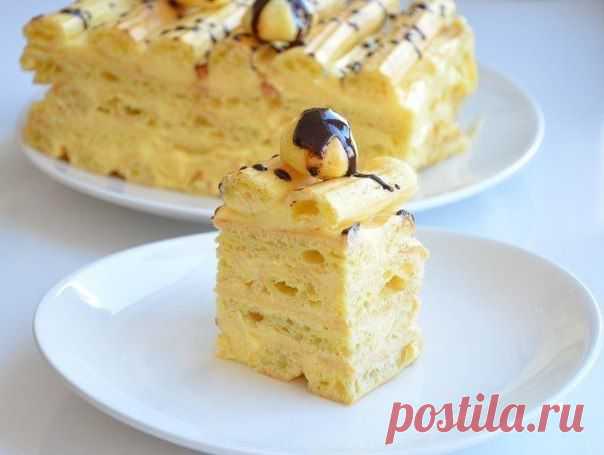 Торт из заварного теста.
