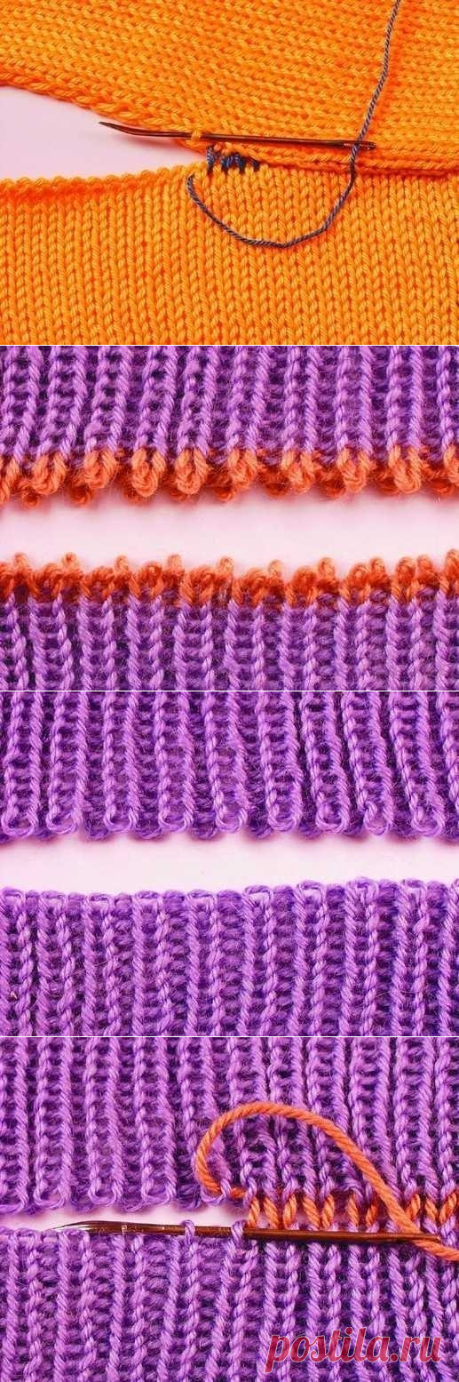 Швы в вязании