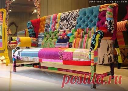 Мебель из лоскутков - Colors.life