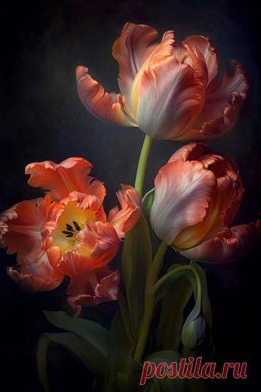 Tulips, midjourney