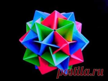 How to make an Origami Twinboat Icosahedron