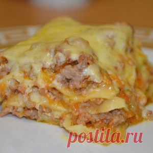 Лазанья в мультиварке