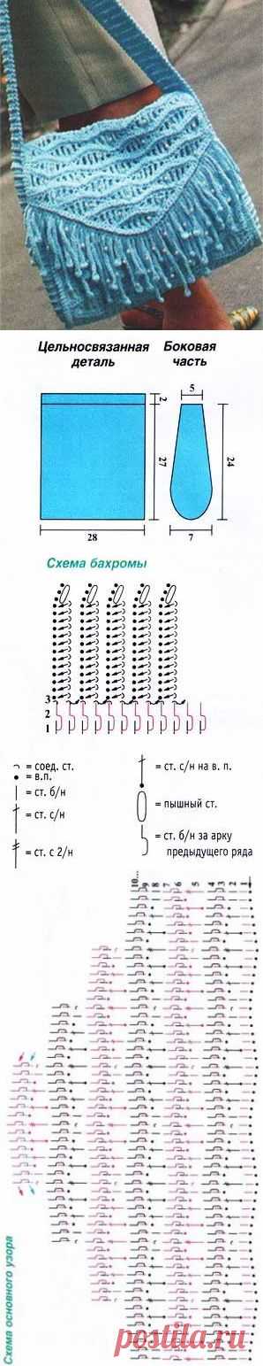 Сумка на длинной ручке | Искусница