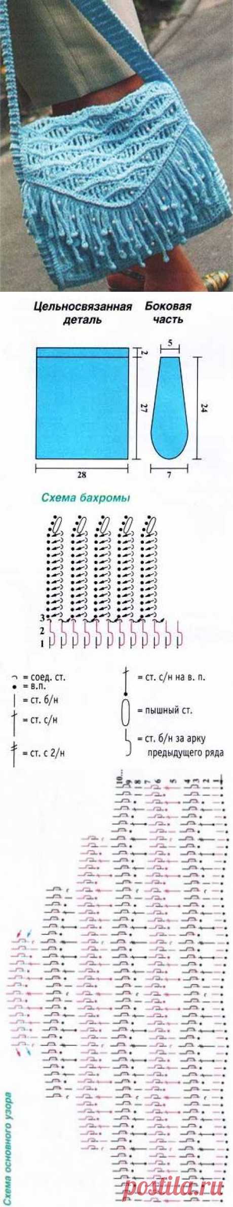 Сумка на длинной ручке | Искусница