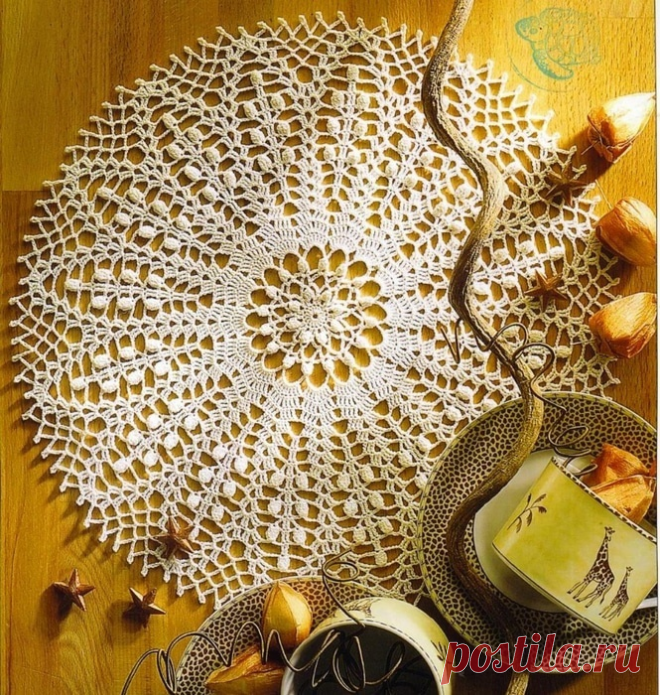 Изумительной красоты вязаные салфетки крючком со схемами | Вязание крючком Елена Ермина | Дзен
