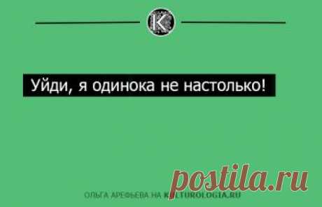 20 ироничных одностиший Ольги Арефьевой об отношениях полов