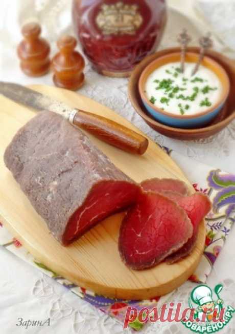 Говядина, маринованная в водке - кулинарный рецепт