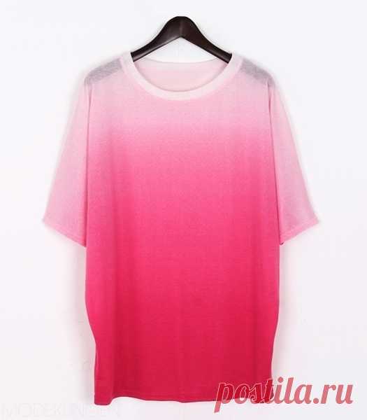 Сильный градиент / Футболки DIY / Модный сайт о стильной переделке одежды и интерьера