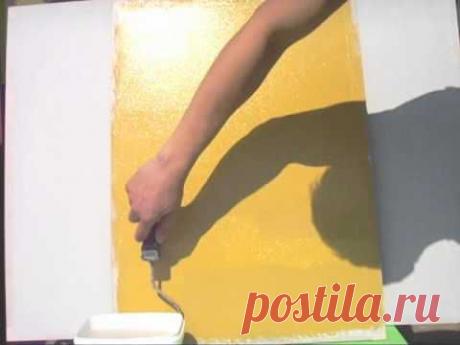 Кракелюр. Мастер класс по нанесению кракелюрного лака.