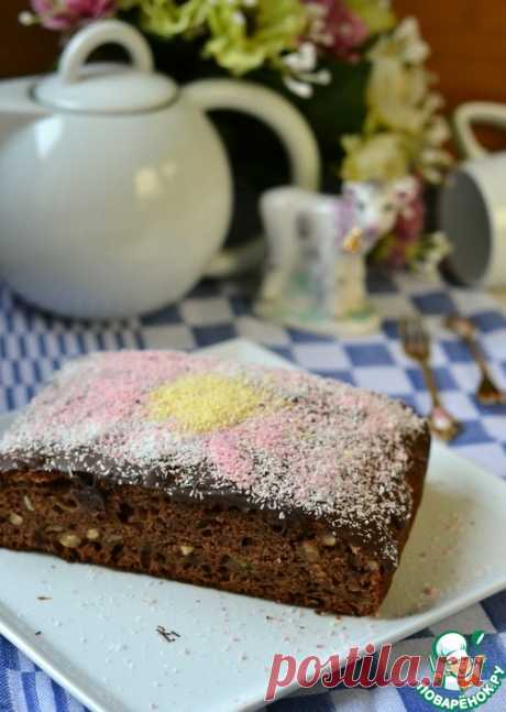 Влажная коврижка с яблоками и орехами – кулинарный рецепт