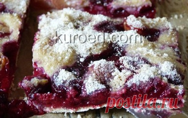РЕЦЕПТЫ | Сочный вишневый пирог