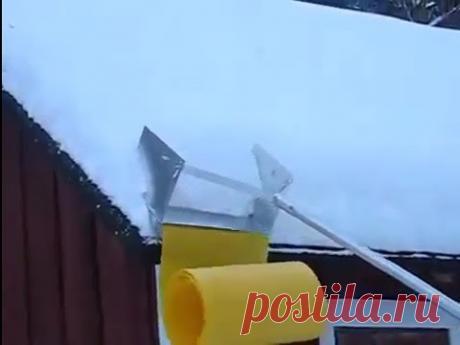 Лопата для уборки снега с крыши » Самоделки своими руками - сделай сам