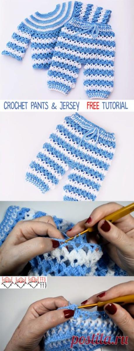 Crochet Pants & Jersey - CROCHET-HUB