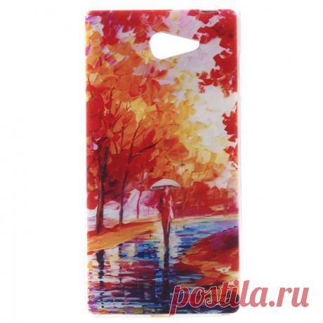 Wholesale Product Snapshot Product name is 2015 новое поступление искусства шаблон мягкий гель тпу резина сзади кожи чехол для Sony Xperia м2 горячая распродажа бесплатная доставка