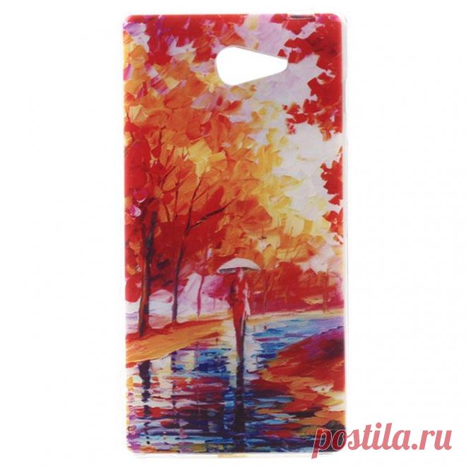 Wholesale Product Snapshot Product name is 2015 новое поступление искусства шаблон мягкий гель тпу резина сзади кожи чехол для Sony Xperia м2 горячая распродажа бесплатная доставка