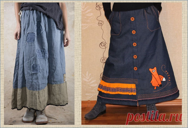 Переделка: фантазии на тему джинсовой юбки - 50 моделей для примера и рассматривания | МНЕ ИНТЕРЕСНО | Яндекс Дзен