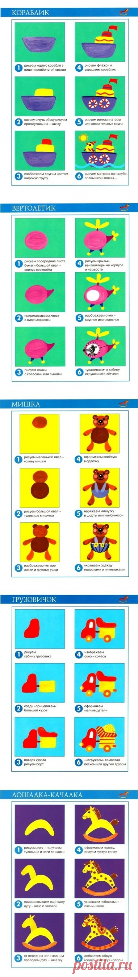 Учимся рисовать красками - Поделки с детьми | Деткиподелки