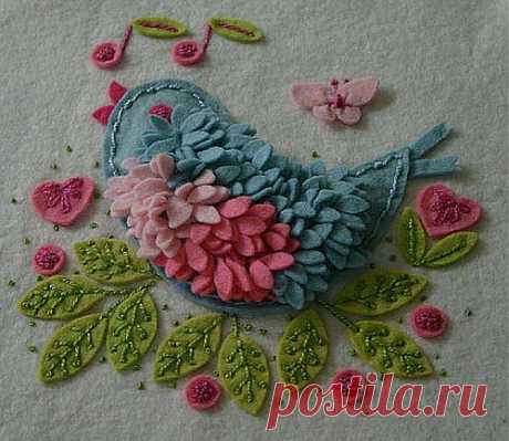 Little blue bird | So (Sew) Handmade