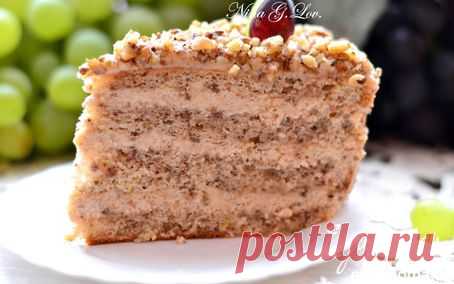 Торт "Грецкий орех" (Diótorta, Walnut cake) | Кулинарные рецепты от «Едим дома!»