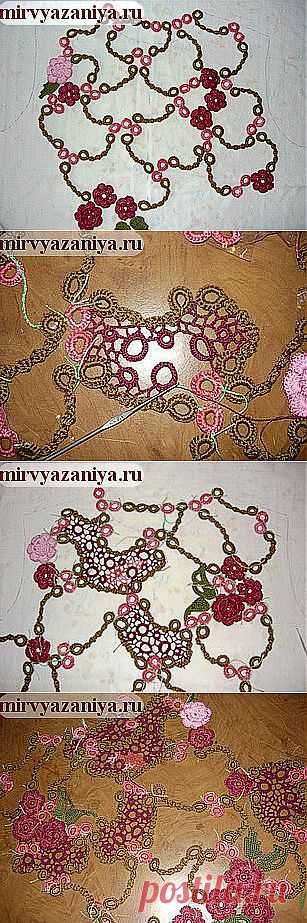 Вязание в технике ирландского кружева. Работа над ошибками..