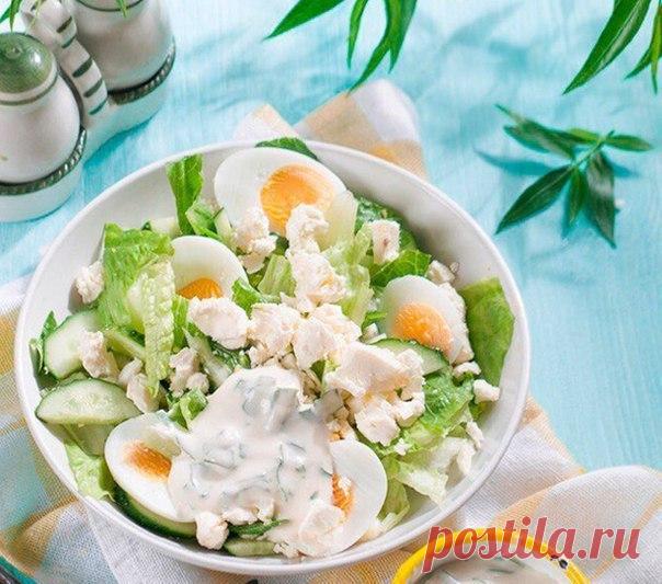Легкий салат из огурца и яиц / Astro Analytics