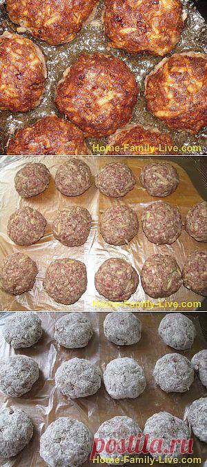 Кулинарные рецепты Котлеты из фарша - Дом Семья Жизнь рецепт котлеты с фото