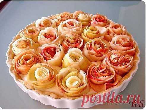 Яблочный пирог с розочками. Кулинарная идея!;.Безумно вкуснo!! Быстро, легко и ОЧЕНЬ вкусно! Рецепт совсем простой. !! Более подробно о рецепте можете узнать в источникe: шеф-повар Одноклассники, по ссылке fastppc.net/dhNe Рекомендуем посмотреть!!! Приятного аппетитa

Дорогие кулинары! Чтобы не потерять рецепт, жмите "Класс!", а потом "поделиться". Рецепт будет на вашей стене В Одноклассники. Всё ОК!